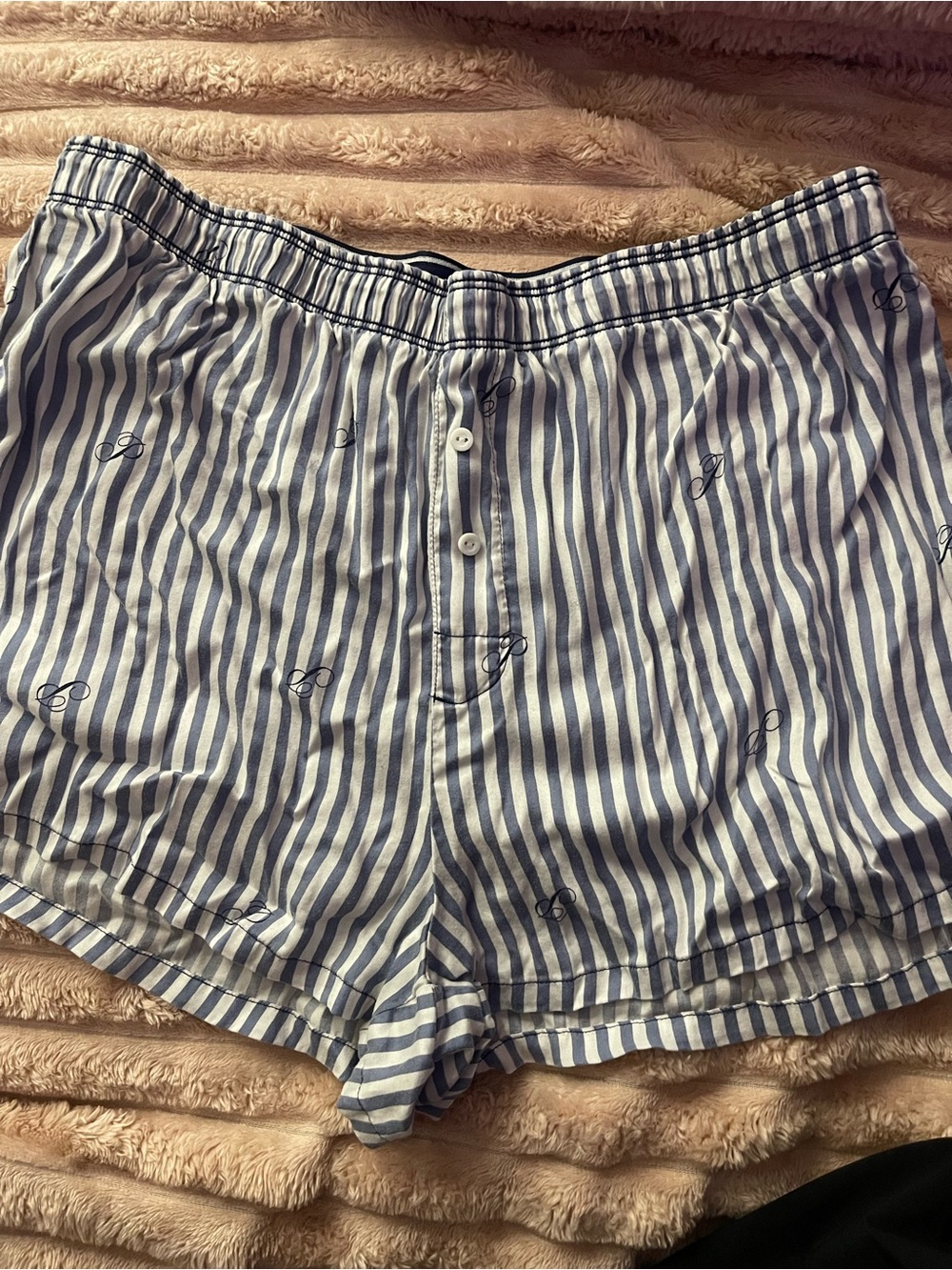 Victoria Secret Striped Pajama Shorts